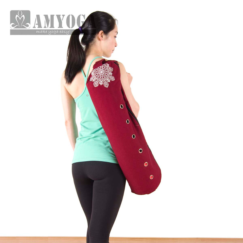 Yoga Fitness & Nutrition Llp - Borsa per Tappetino Yoga in Tela,