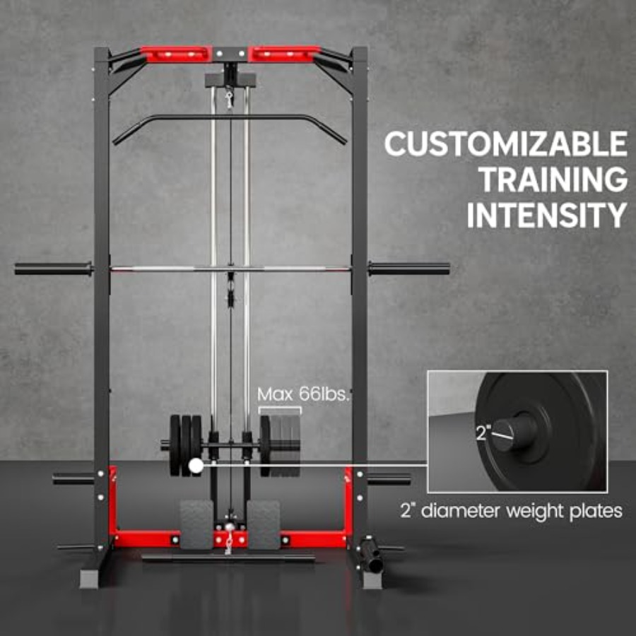 Power Cage Smith Machine Multi - Lat Pulldown Bar recensione e prezzo